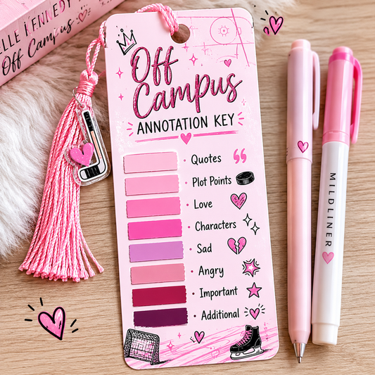 Off Campus Inspired Annotation Key Bookmark